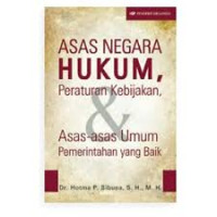 ASAS NEGARA HUKUM, PERATURAN KEBIJAKAN