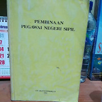PEMBINAAN PEGAWAI NEGERI SIPIL