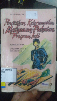 PENDIDIKAN KETERAMPILAN MAKANAN & PAKAIAN PROGRAM INTI
