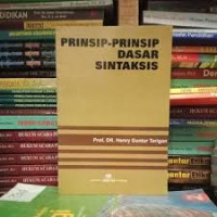 PRINSIP PRINSIP DASAR SINTAKSIS